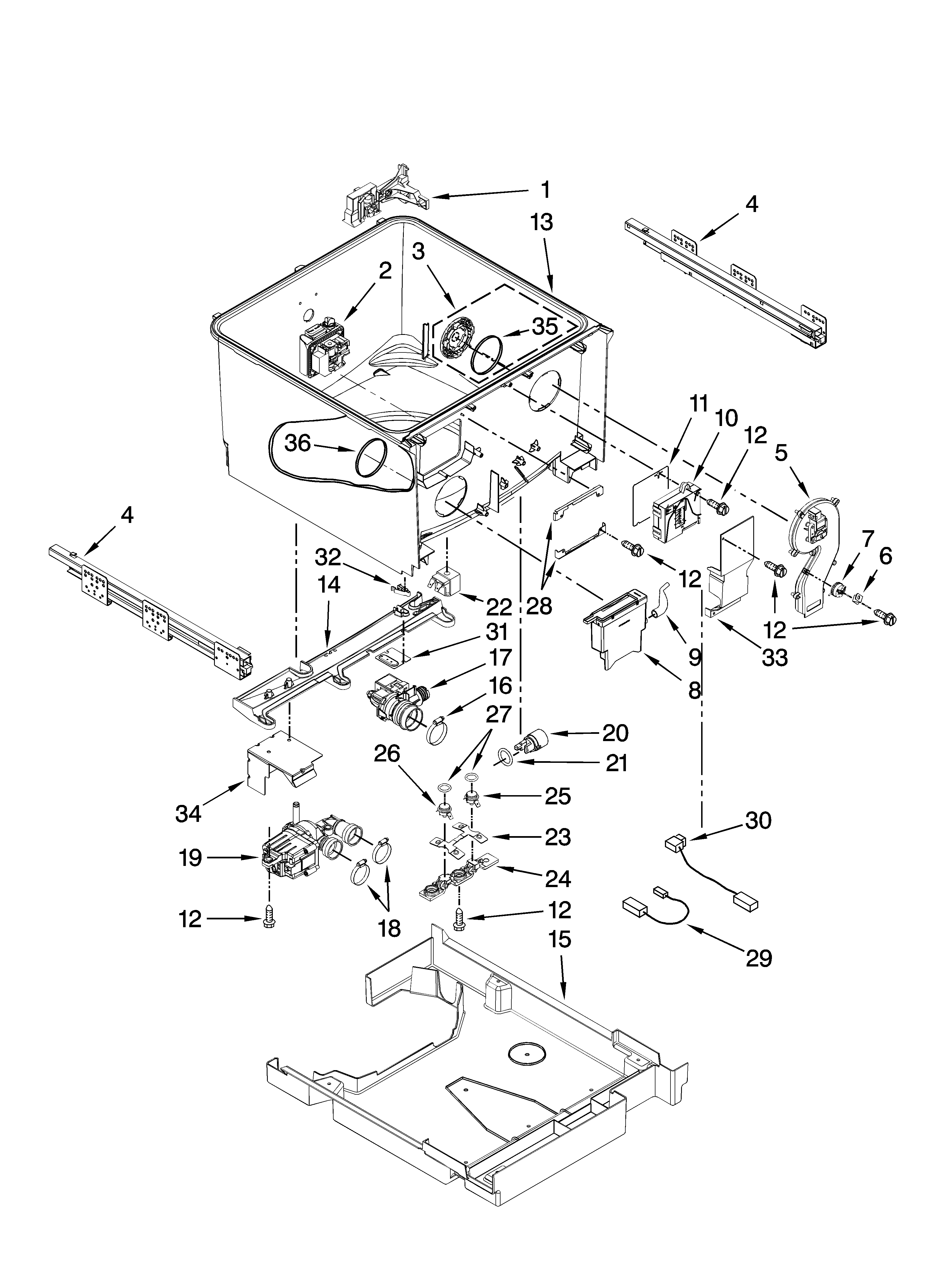 Tub parts