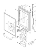 Refrigerator door parts