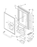 Refrigerator door parts