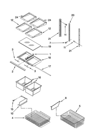 Shelf parts
