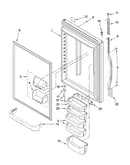Refrigerator door parts