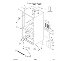 Kenmore 59666039601 cabinet parts diagram
