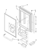 Refrigerator door parts