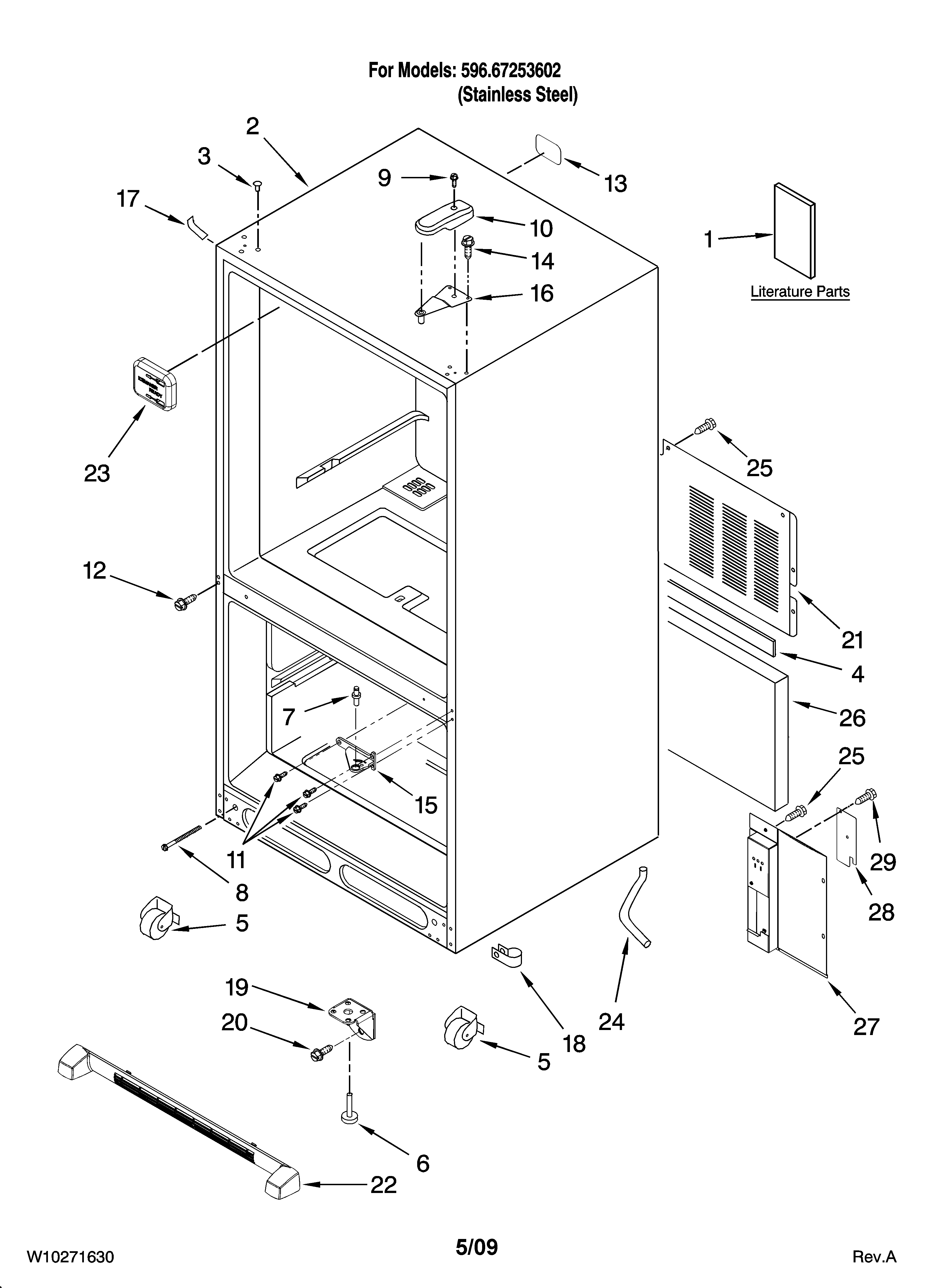 CABINET PARTS