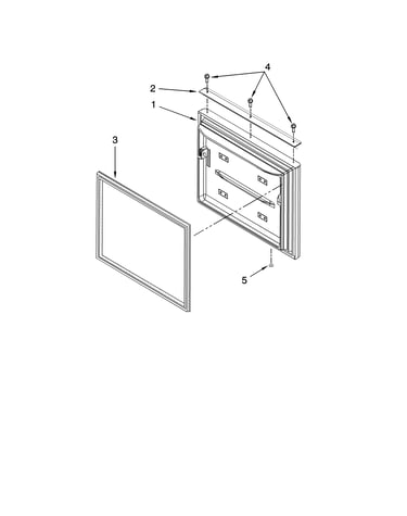 Freezer door parts