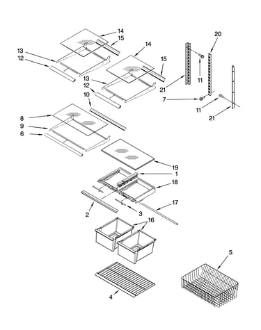 Shelf parts