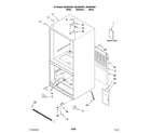 Kenmore 59668043801 cabinet parts diagram