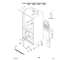 Kenmore 59668253801 cabinet parts diagram