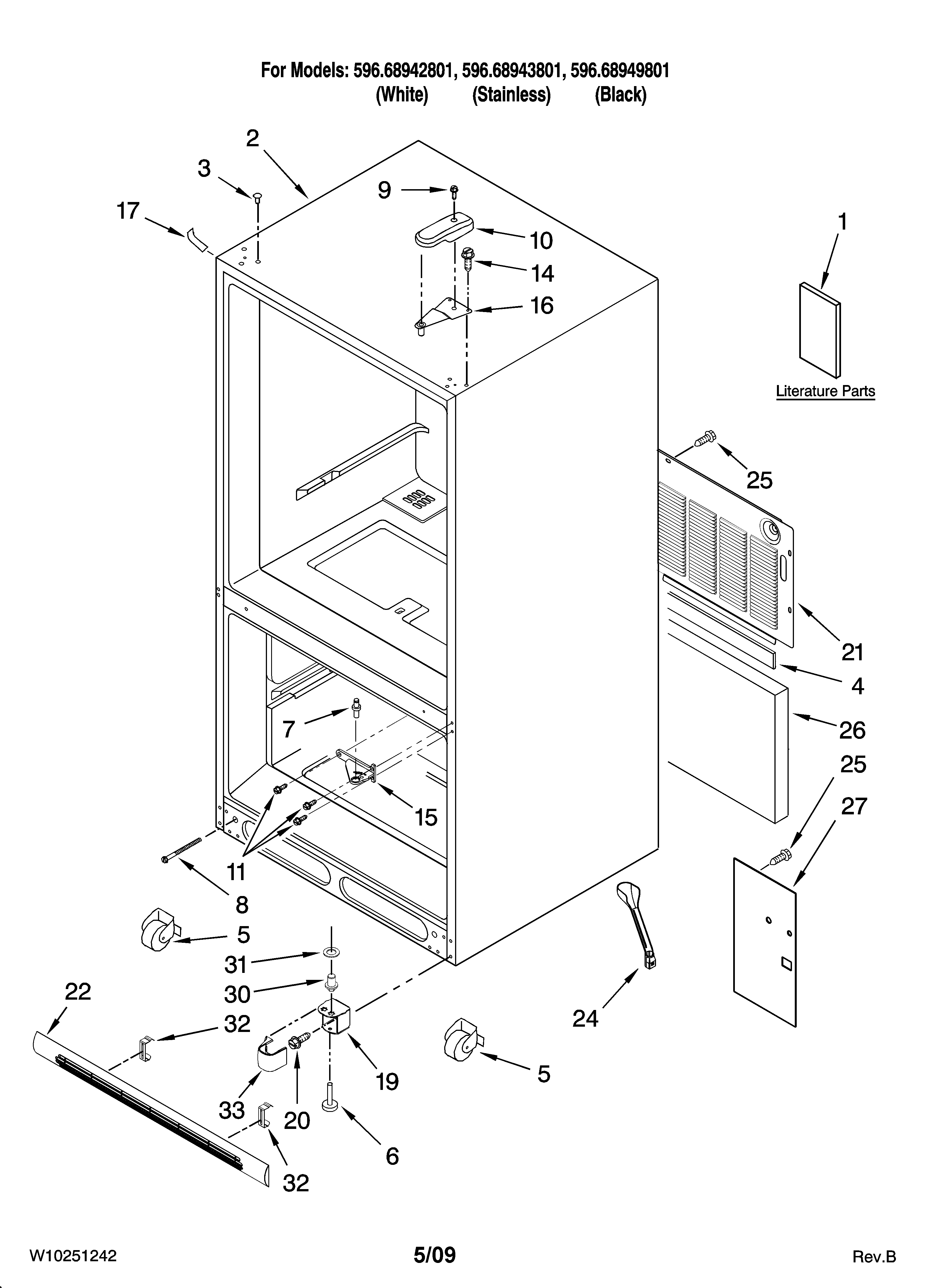 CABINET PARTS