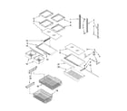 Kenmore 59668952801 shelf parts diagram
