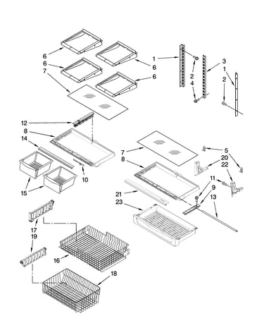Shelf parts