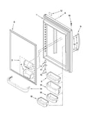 Refrigerator door parts