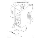 Kenmore Elite 59676063702 cabinet parts diagram