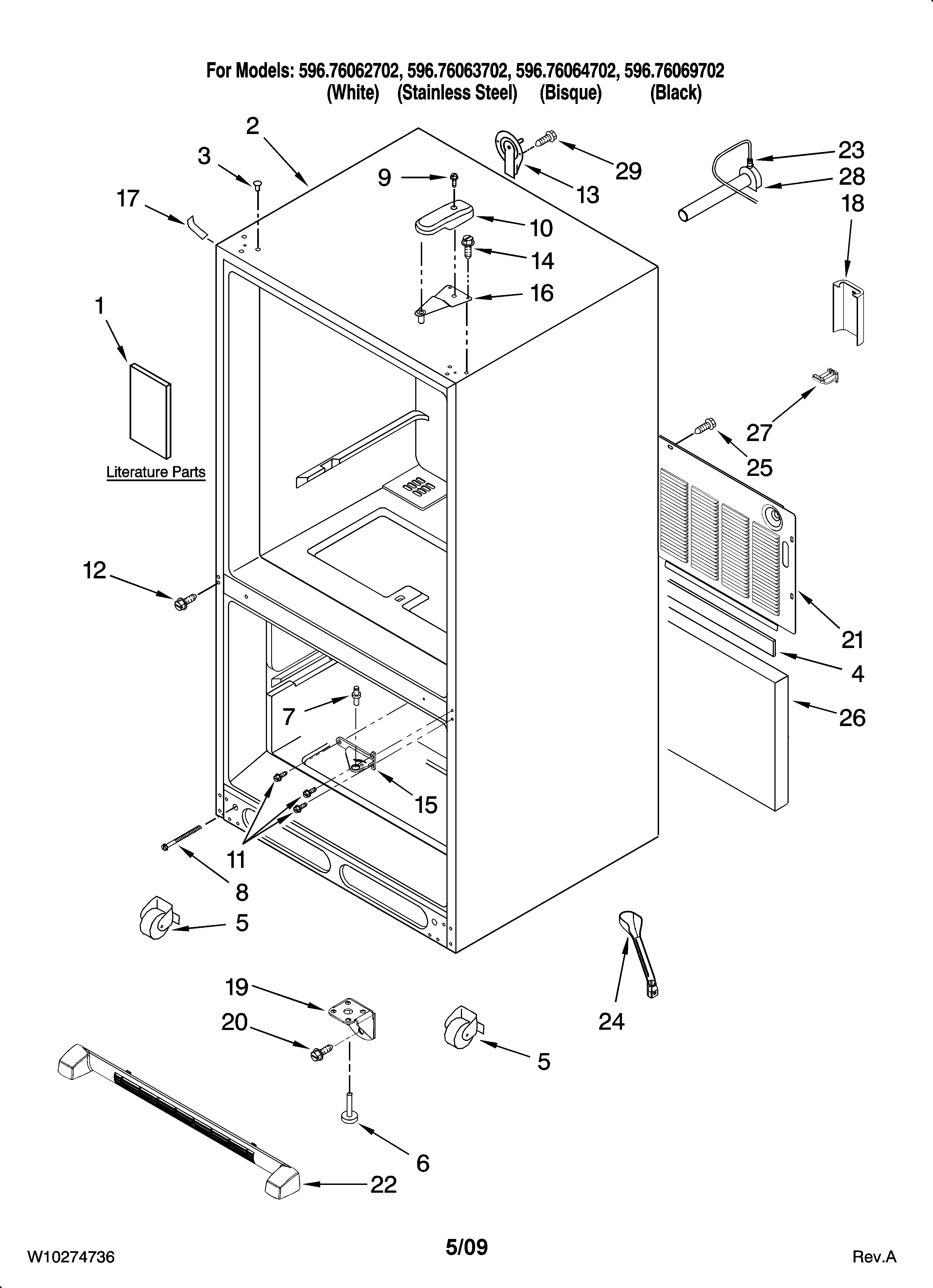 Cabinet parts