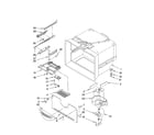 Kenmore Elite 59678283800 freezer liner parts diagram