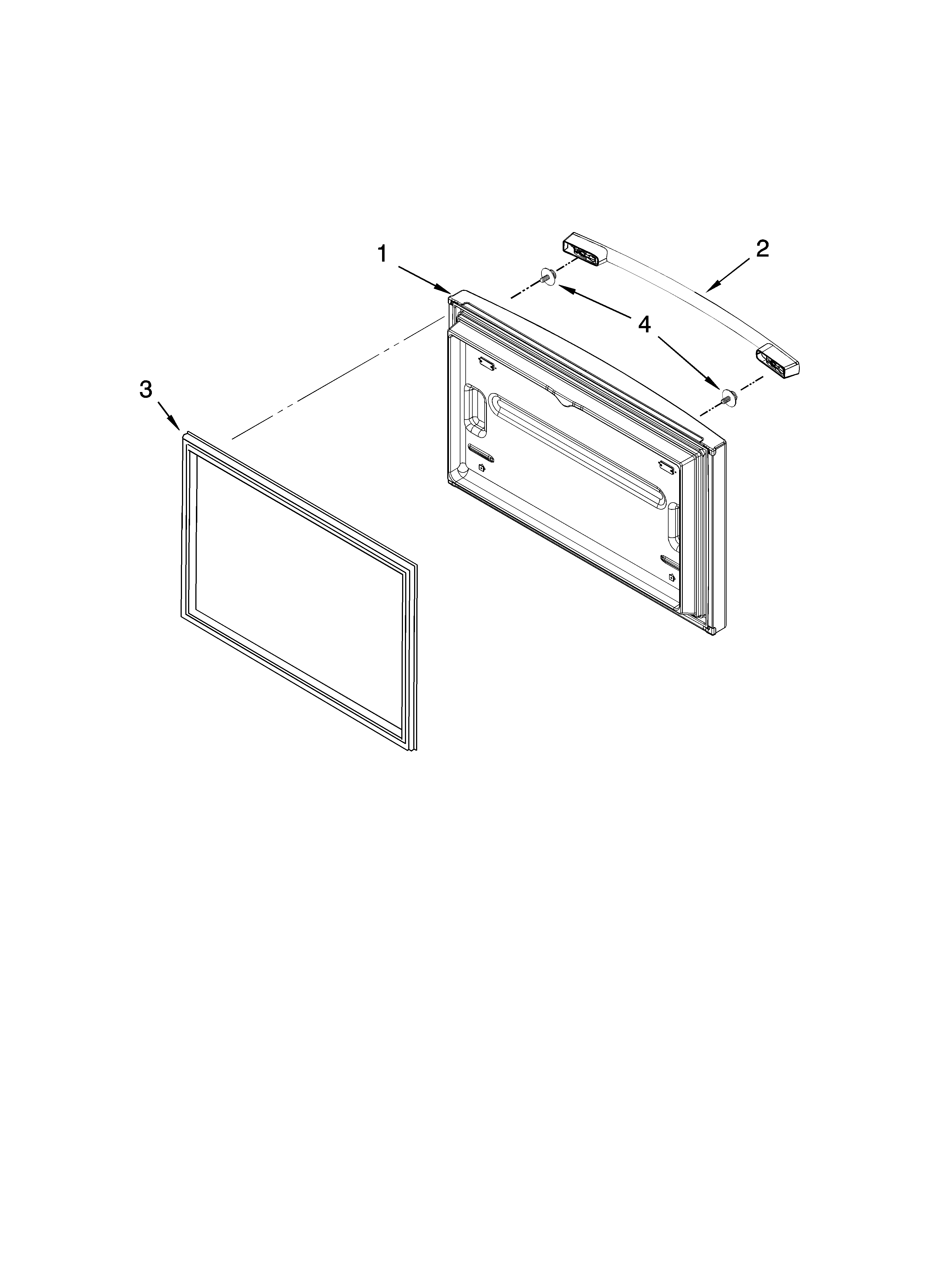 Freezer door parts
