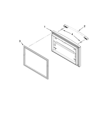 Freezer door parts