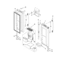 Kenmore Elite 59678289800 refrigerator door parts diagram