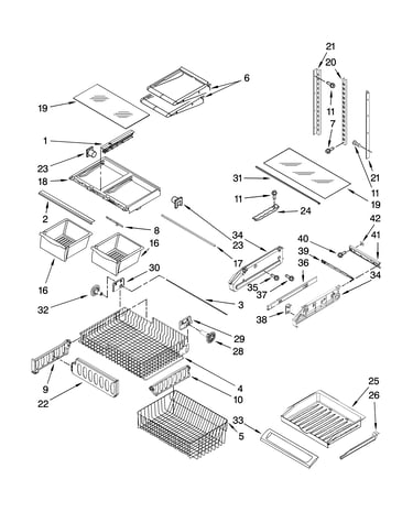 Shelf parts