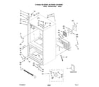 Kenmore Elite 59678539801 cabinet parts diagram