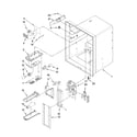 Kenmore Elite 59678533801 refrigerator liner parts diagram