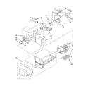 Kenmore Elite 59678533801 motor and ice container parts diagram
