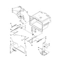 Kenmore Elite 59678533801 freezer liner parts diagram