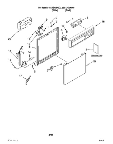 Frame and console parts