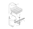 Kenmore 66513409K900 upper dishrack and water feed parts diagram