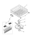 Lower dishrack parts