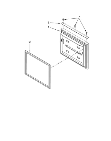 Freezer door parts