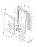 Refrigerator door parts