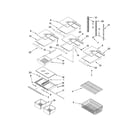 Kenmore 59667993703 shelf parts diagram