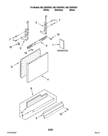 Door and panel parts