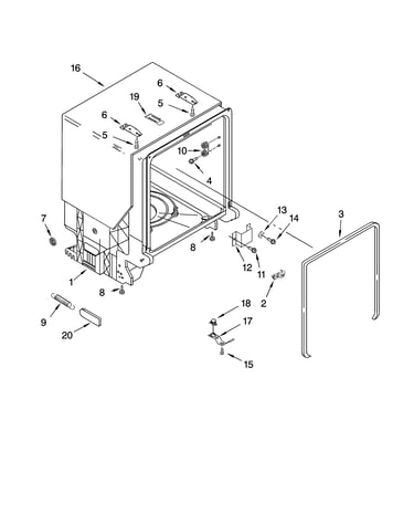 Tub and frame parts