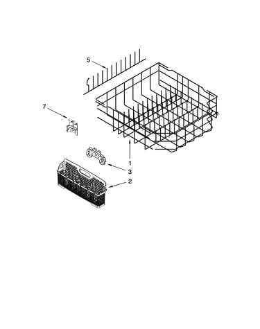 Lower rack parts