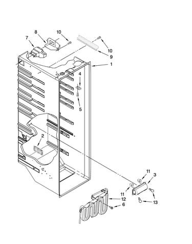 Refrigerator liner parts