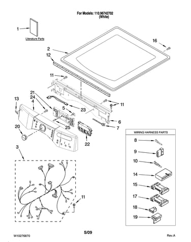 Top and console parts