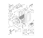 Kenmore Elite 11096757702 cabinet parts diagram
