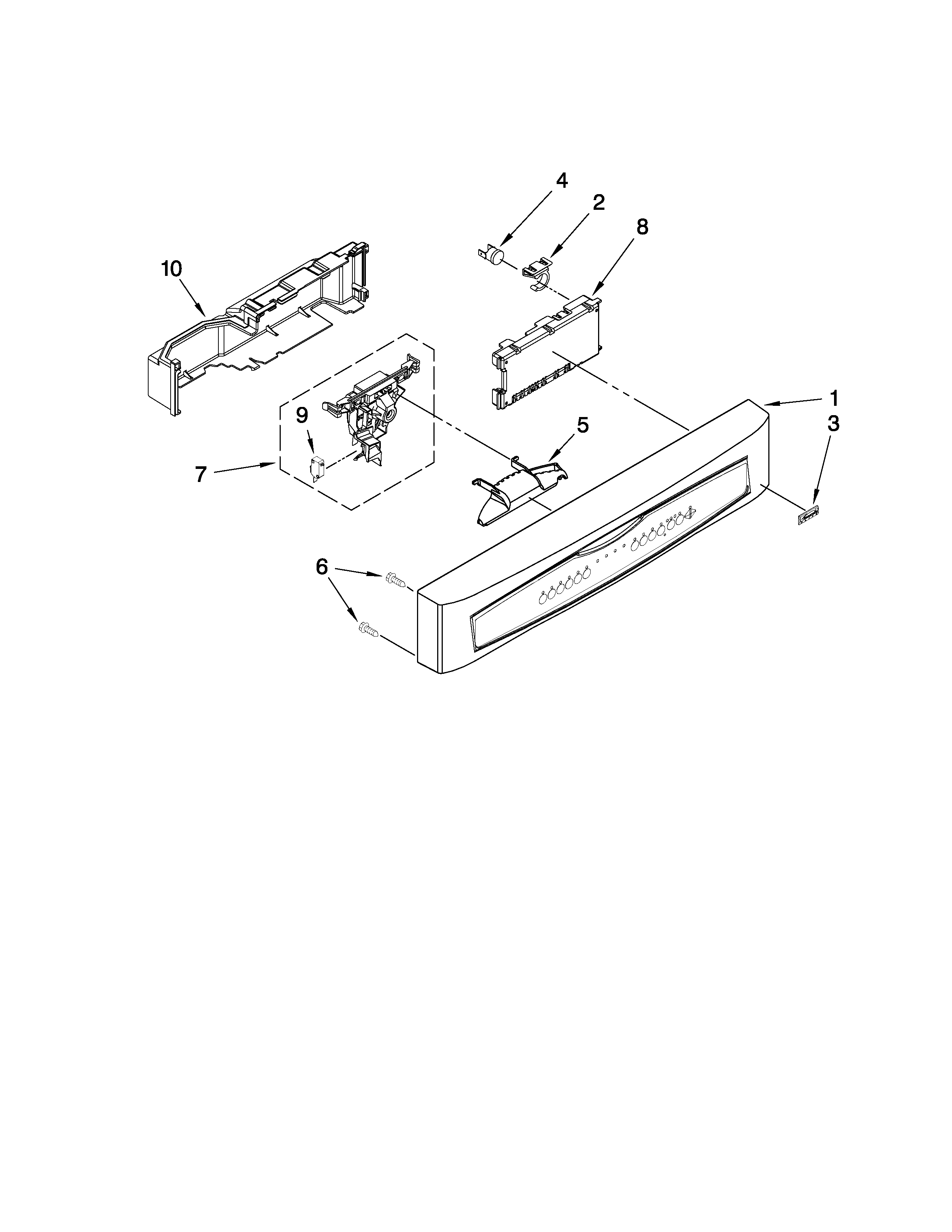Control panel parts