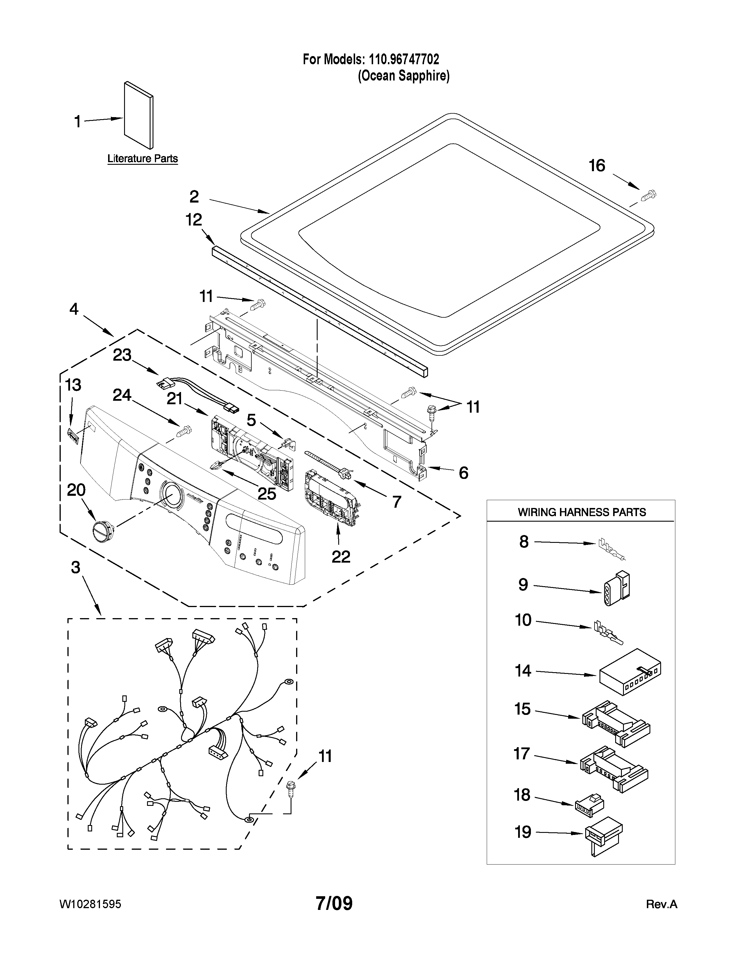 TOP AND CONSOLE PARTS