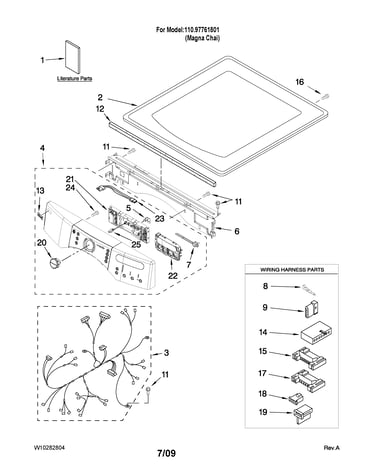 Top and console parts