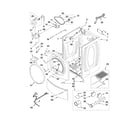 Kenmore Elite 11097761801 cabinet parts diagram