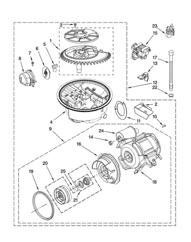 Pump and motor parts