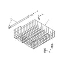 Upper rack and track parts