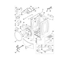 Kenmore Elite 11097738702 cabinet parts diagram