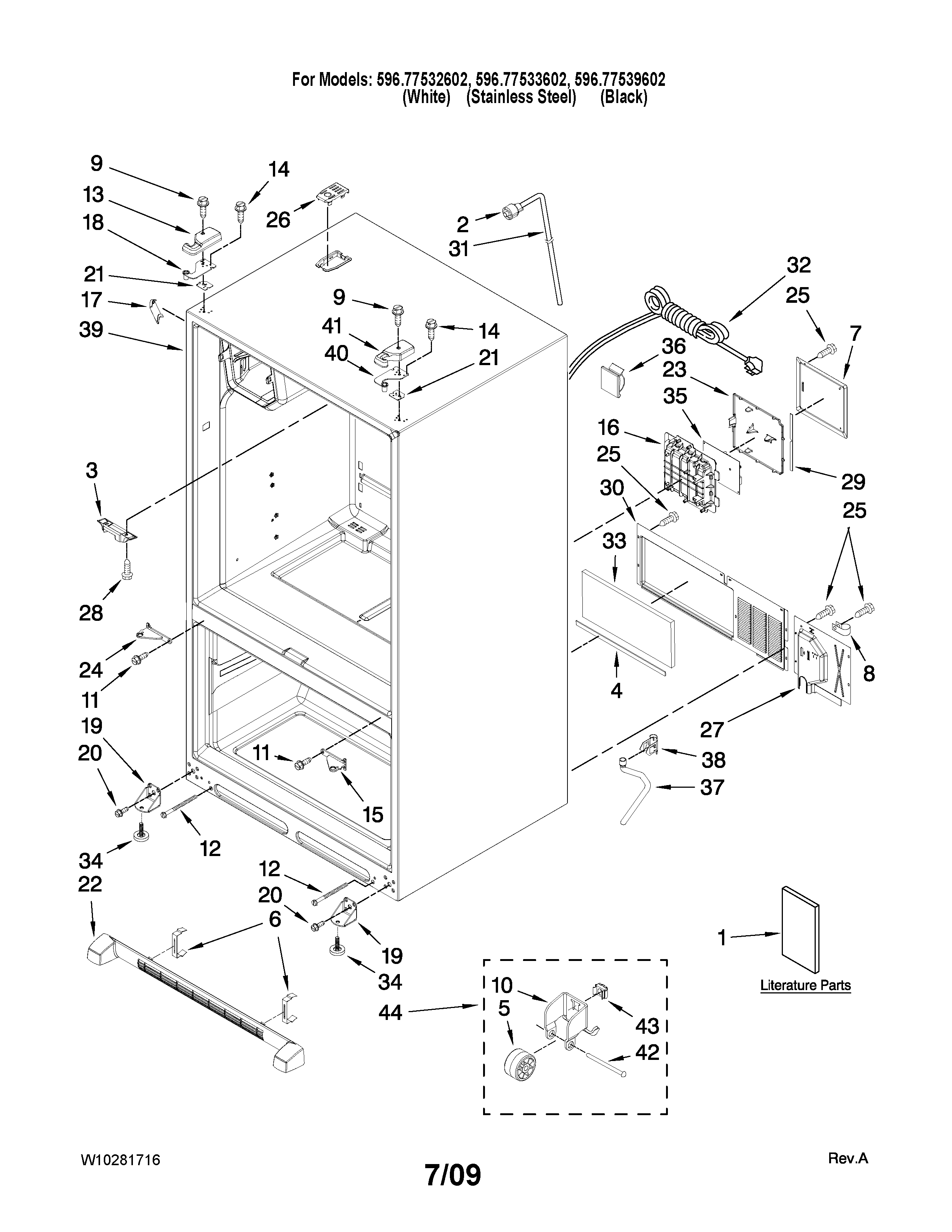 Cabinet parts