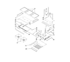 Kenmore 59677533602 shelf parts diagram