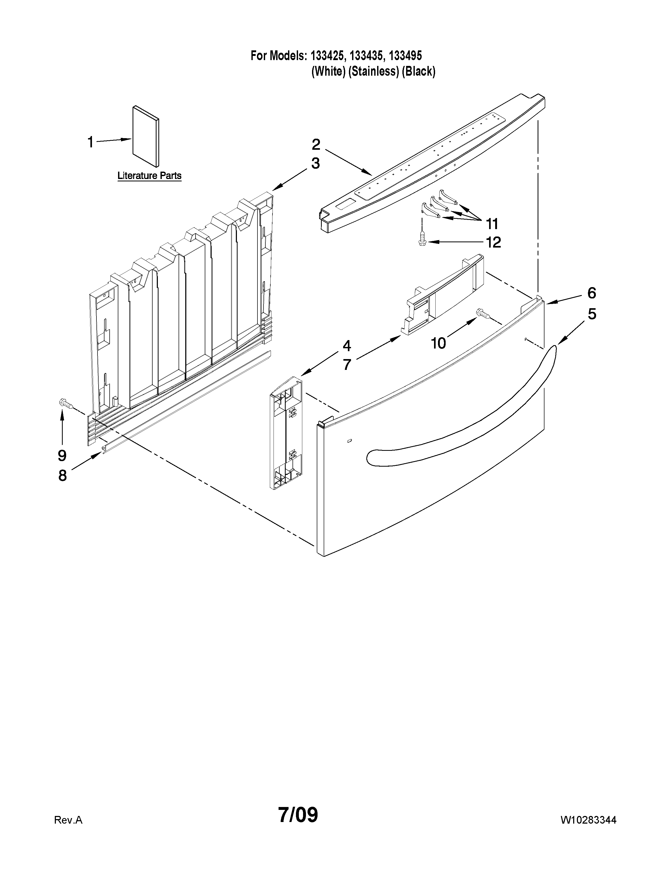 FRONT PANEL PARTS