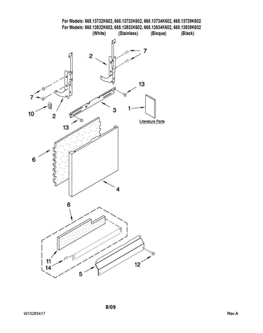 Door and panel parts